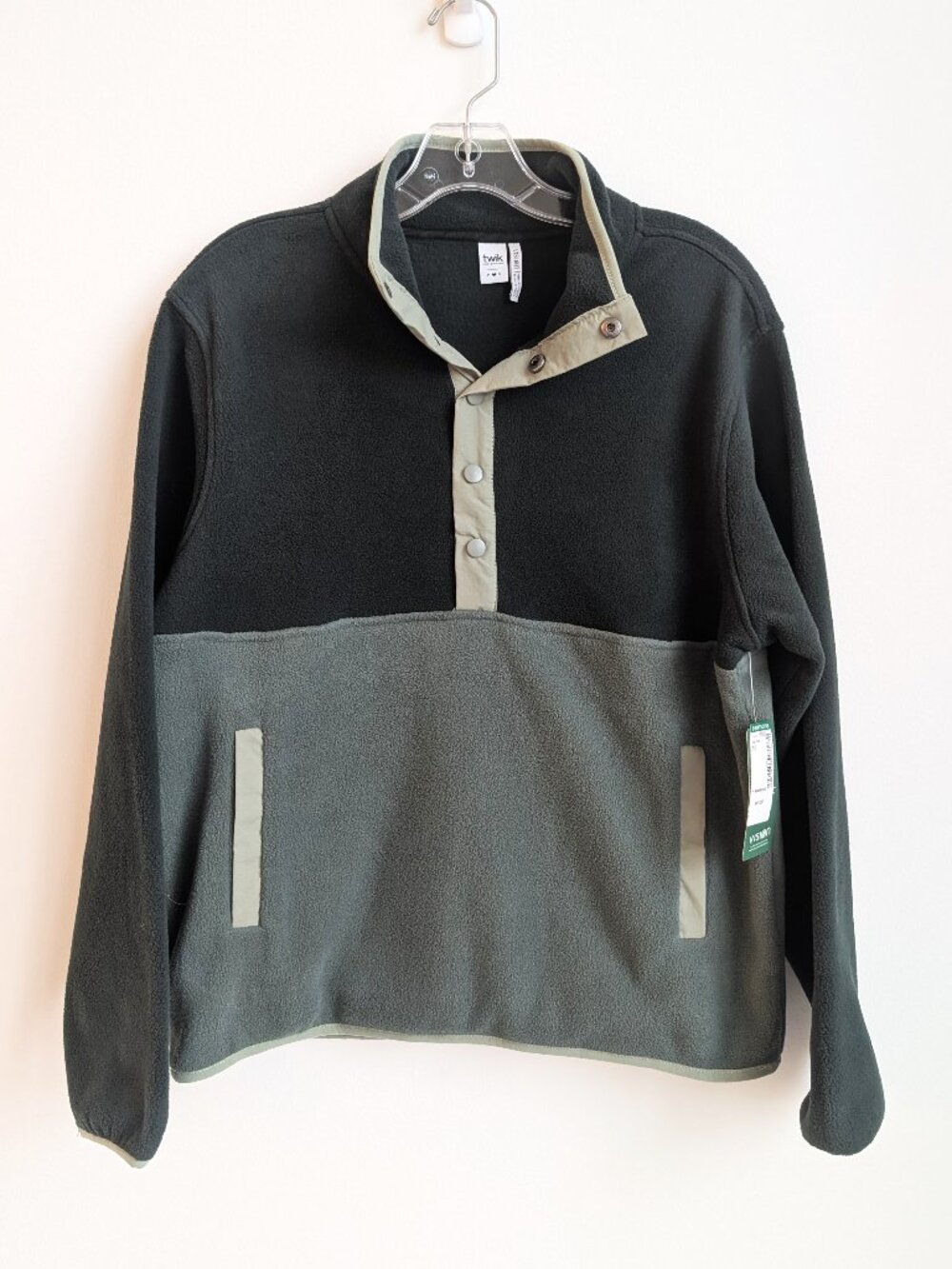 NWT TWIK (Simons) Colourblock Fleece Pullover | Small